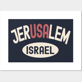 USA - Jerusalem Israel Posters and Art